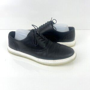 Kenneth Cole Men's Colvin 2.0 CT Oxfords Black Leather Shoes Comfort Size 11